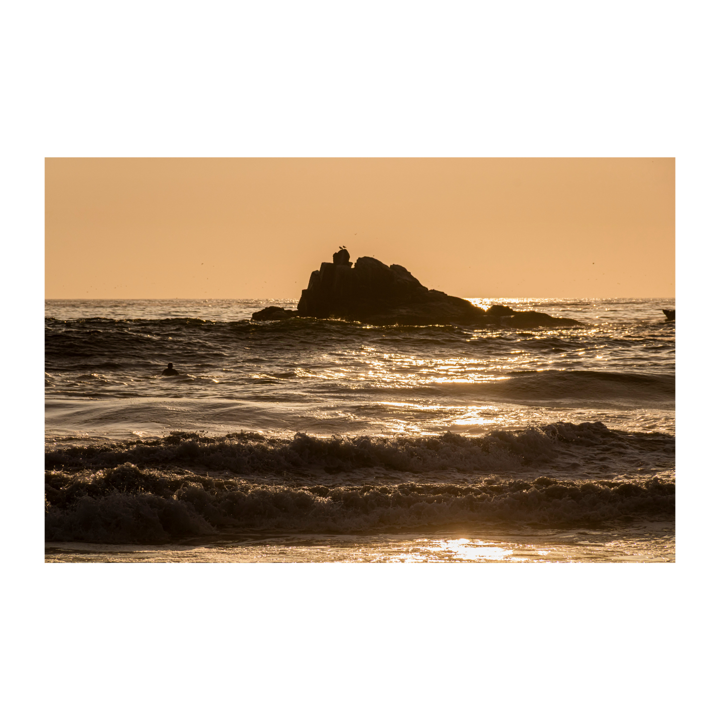 Contra luz playa Asia