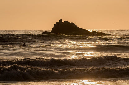 Contra luz playa Asia