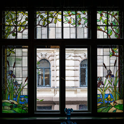 Ventana Art Nuveau , Riga