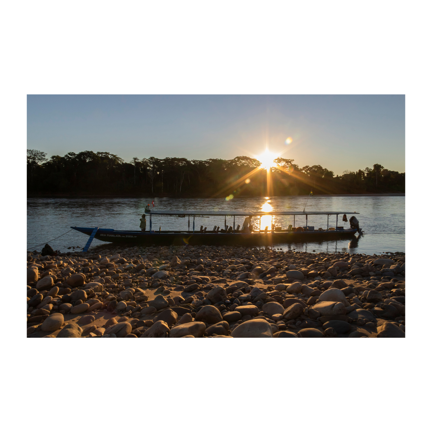 Atardecer en Rio Tambopata