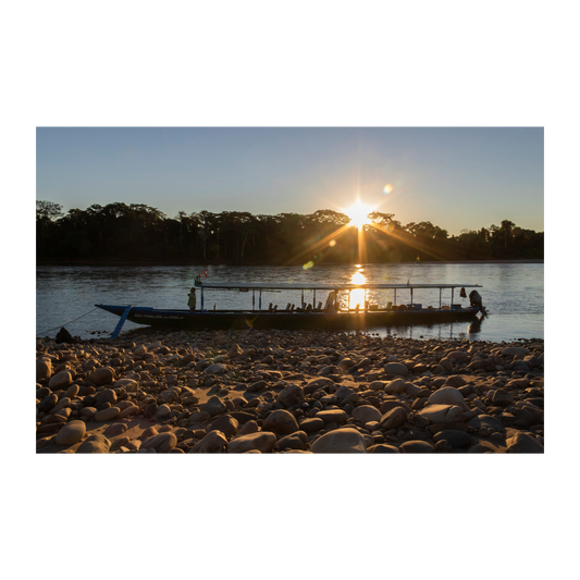 Atardecer en Rio Tambopata