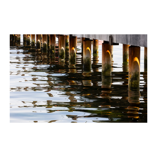 Reflejos del muelle