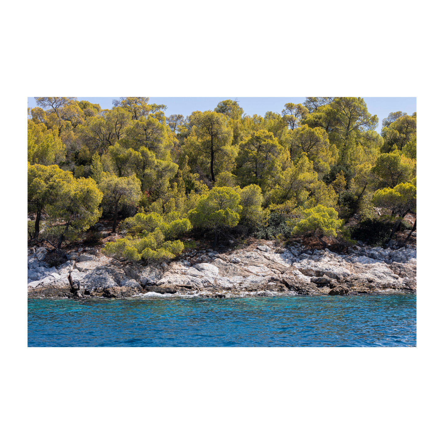 Verde y azul en Grecia